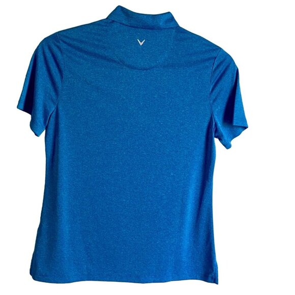 Callaway Women's Quarter Zip Short Sleeve Golf Shirt Opti Dry Size Medium NEW - Picture 6 of 10